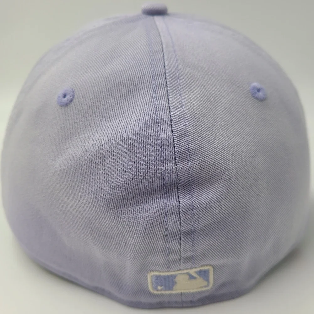 New York Yankees Hat Fitted 7 1/2 New Era 59Twenty Purple Faded MLB Baseball Men